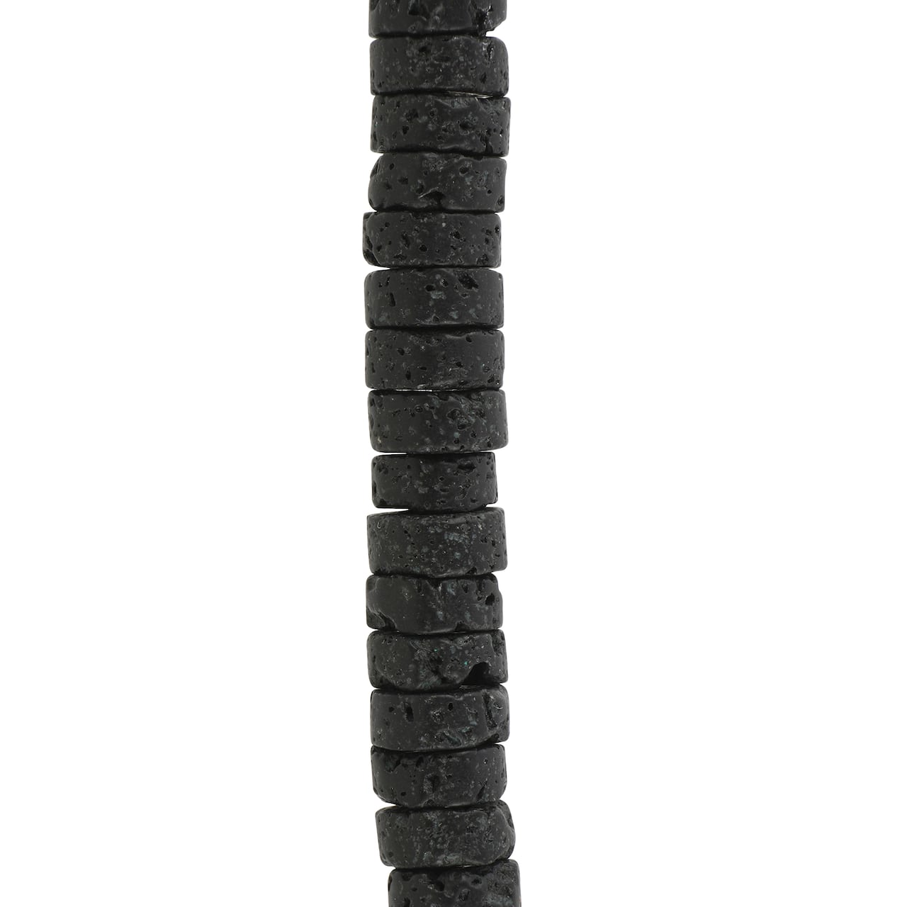 Black Lava Heishi Beads by Bead Landing&#x2122;